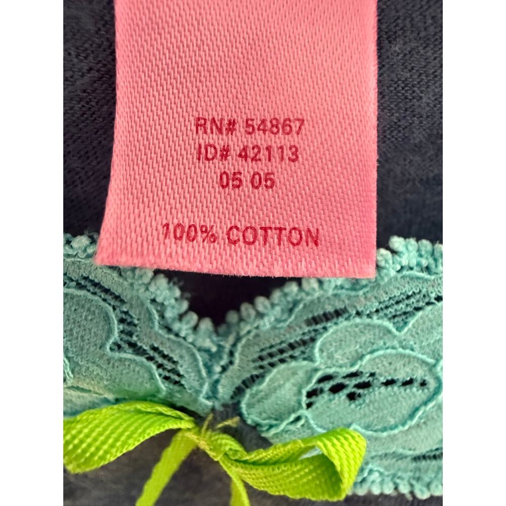 Victoria’s Secret PINK Y2K Crest Lace Cami Mini Dress M/L McBling Baby Doll - Picture 8 of 10